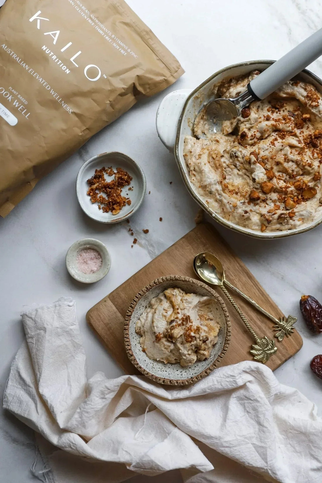 Caramel Vanilla Chai Crunch Ice Cream