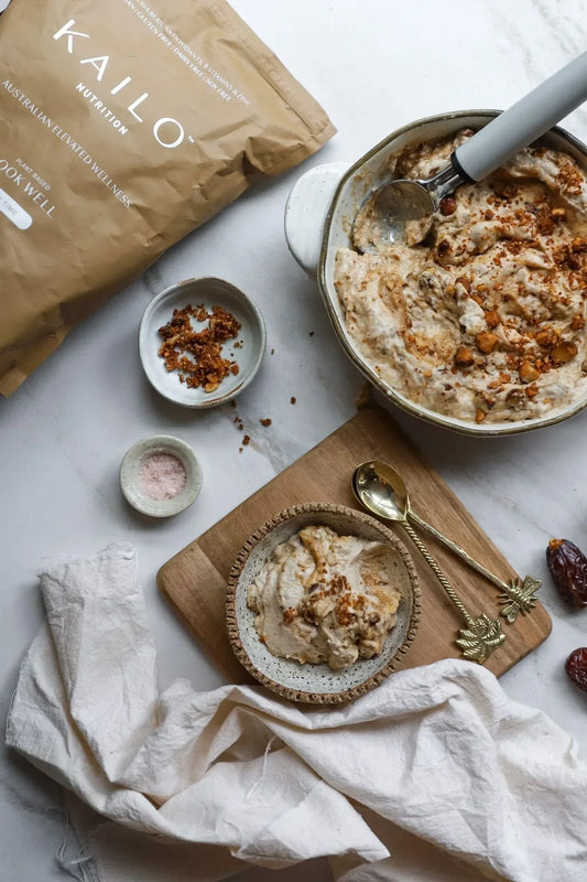 Caramel Vanilla Chai Crunch Ice Cream