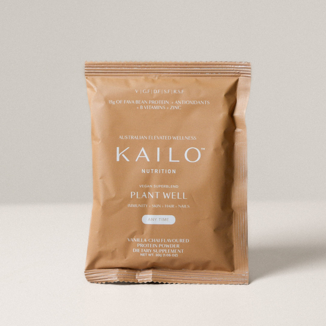 Plant Well (Protein Super Blend) - Vanilla Chai 30g Pack