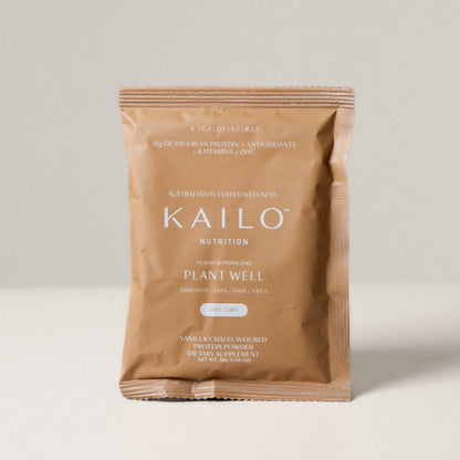 Plant Well (Protein Super Blend) - Vanilla Chai 30g Pack