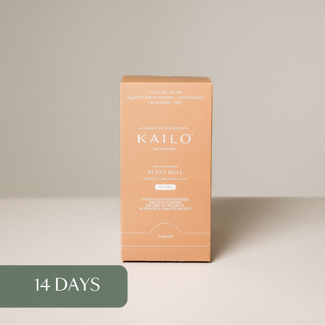 Plant Well (Protein Super Blend) - Vanilla Chai 14-day x 30g Pack