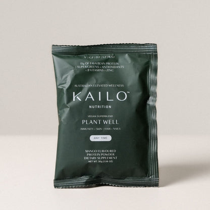 Plant Well (Protein Super Greens) - Mango 30g pack